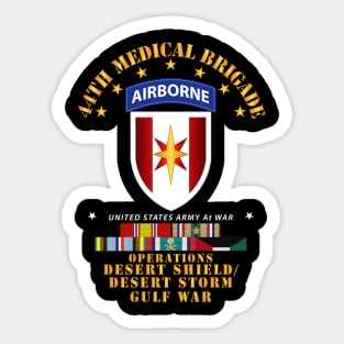 44th Medical Brigade - Desert Shield - Storm w DS Svc Sticker